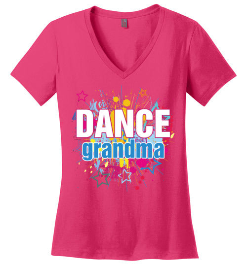 Dance Grandma. Ladies Perfect Vneck.