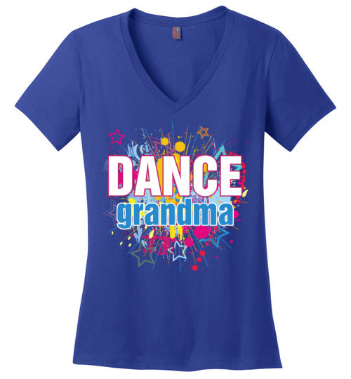 Dance Grandma. Ladies Perfect Vneck.