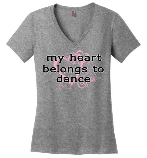 My Heart ... Adult. Ladies Perfect Vneck