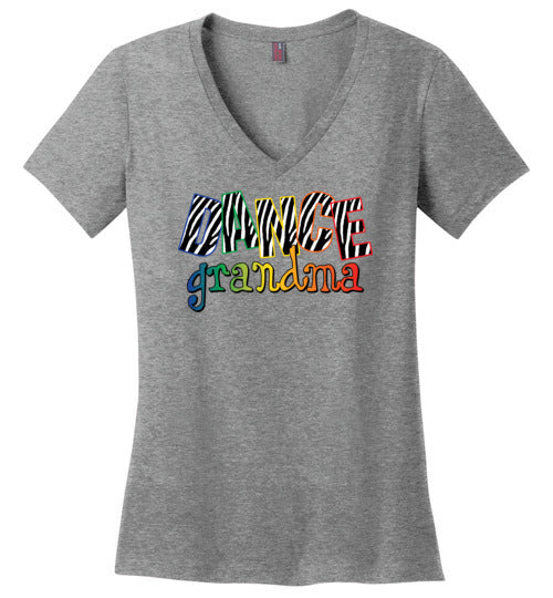 Dance Grandma. Ladies Perfect Vneck.