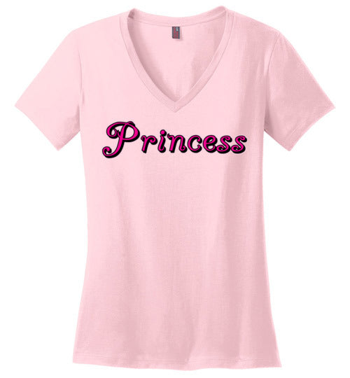Princess. Adult. Ladies Perfect Vneck