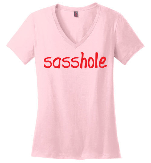 Sasshole. Adult. Ladies Perfect Vneck