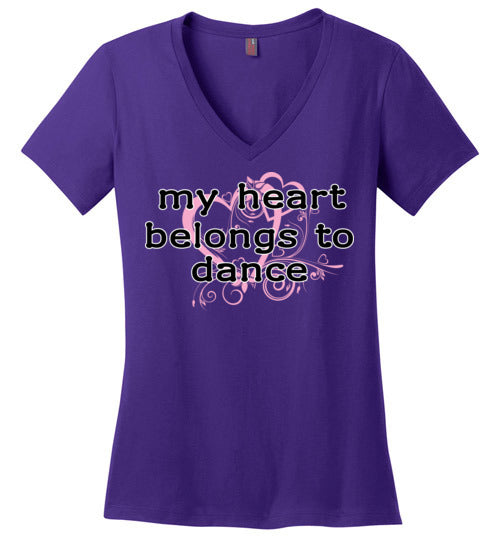 My Heart ... Adult. Ladies Perfect Vneck