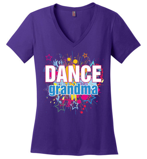 Dance Grandma. Ladies Perfect Vneck.