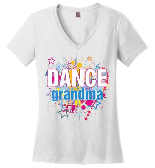 Dance Grandma. Ladies Perfect Vneck.