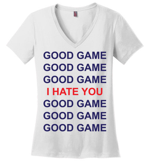 Good Game. Adult. Ladies Perfect Vneck