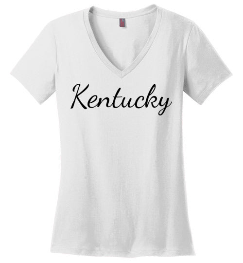 Kentucky. Adult. Ladies Perfect Vneck