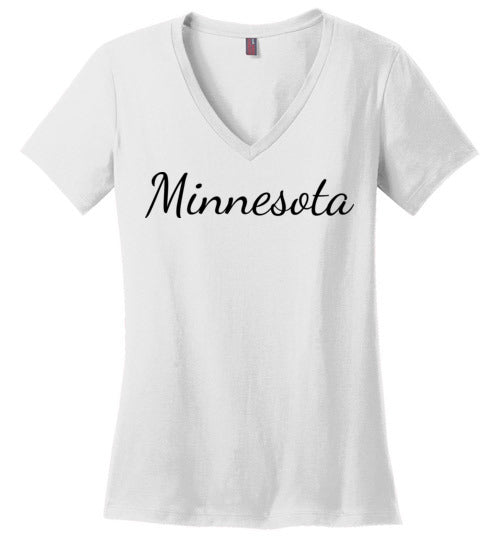 Minnesota. Adult. Ladies Perfect Vneck