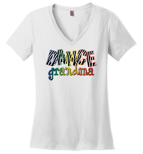 Dance Grandma. Ladies Perfect Vneck.