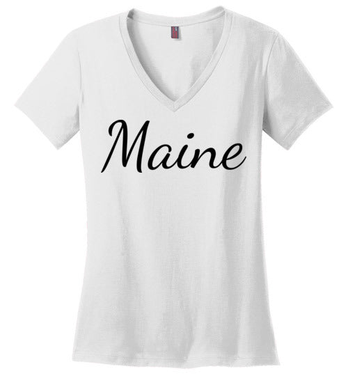 Maine. Adult. Ladies Perfect Vneck