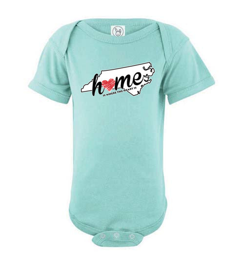 North Carolina Home. Infant. SS Onesie