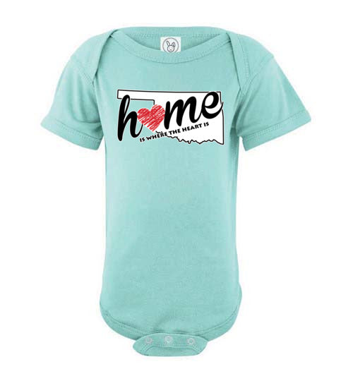 Oklahoma Home. Infant. SS Onesie
