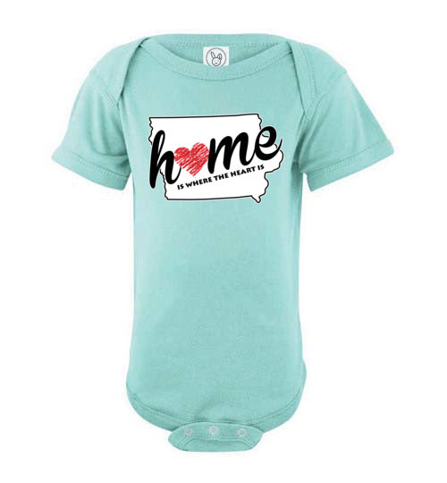 Iowa Home. Infant. SS Onesie