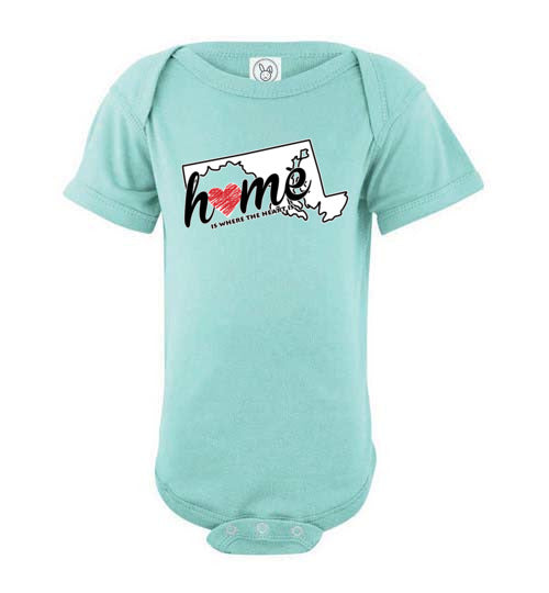Maryland Home. Infant. SS Onesie