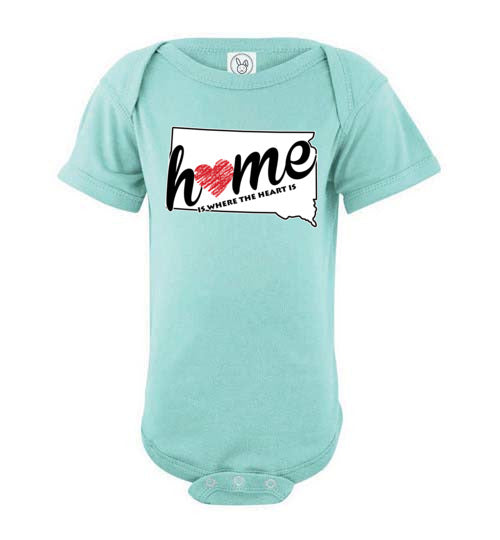 South Dakota Home. Infant. SS Onesie