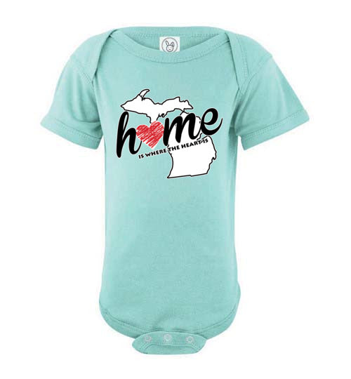 Michigan Home. Infant. SS Onesie