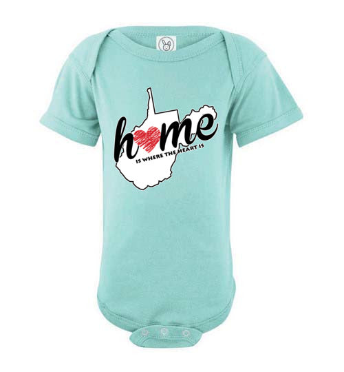 West Virginia Home. Infant. SS Onesie