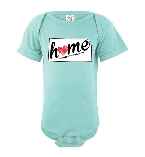 Kansas Home. Infant. SS Onesie