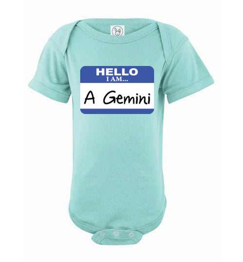 A Gemini. Infant. SS Onesie