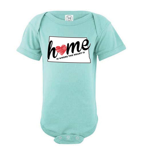 North Dakota Home. Infant. SS Onesie