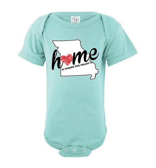 Missouri Home. Infant. SS Onesie