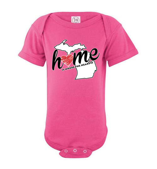 Michigan Home. Infant. SS Onesie