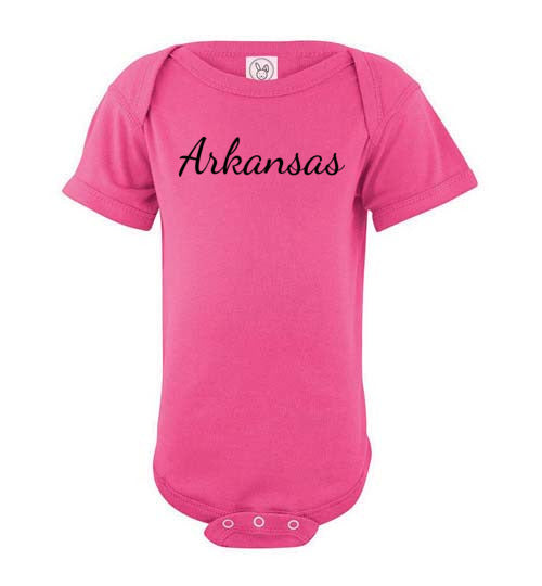 Arkansas. Infant. SS Onesie