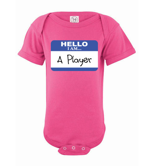 A Player. Infant. SS Onesie