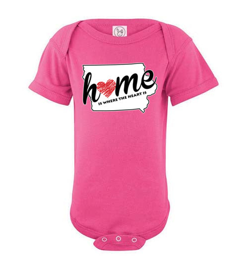 Iowa Home. Infant. SS Onesie