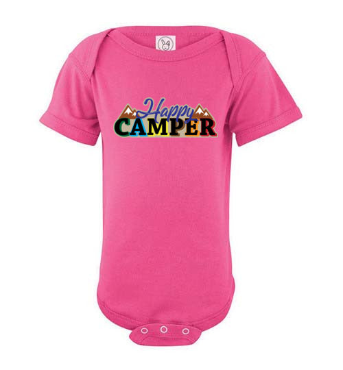 Happy Camper. Infant. SS Onesie