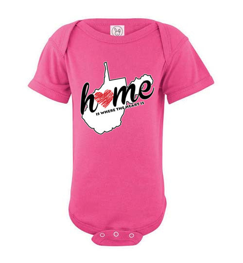 West Virginia Home. Infant. SS Onesie