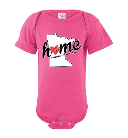Minnesota Home. Infant. SS Onesie