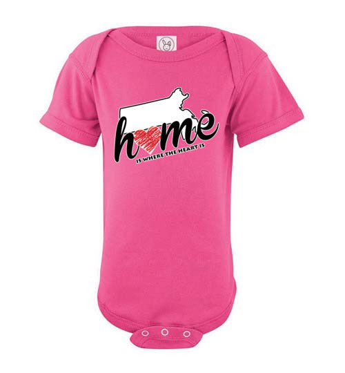 Massachusetts Home. Infant. SS Onesie