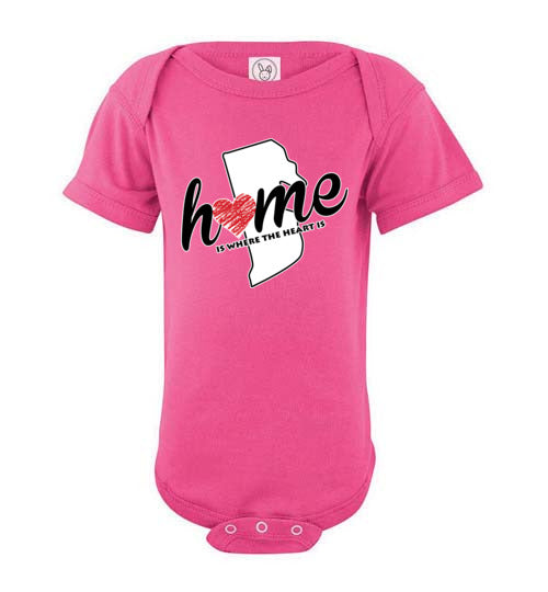 Rhode Island Home. Infant. SS Onesies