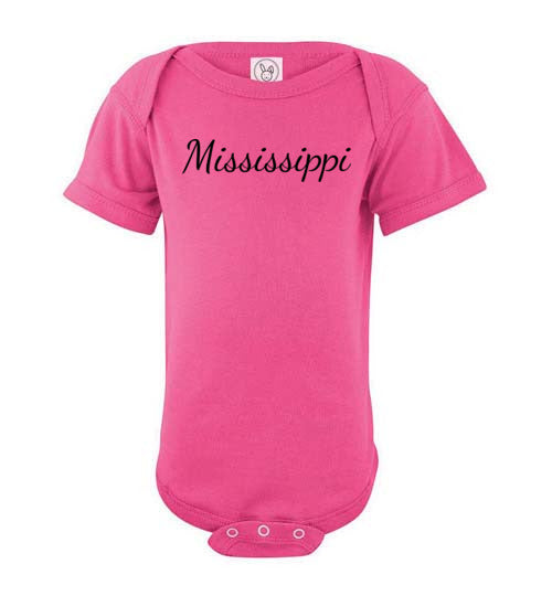 Mississippi. Infant. SS Onesie