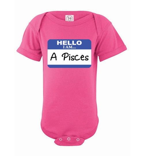 A Pisces. Infant. SS Onesie