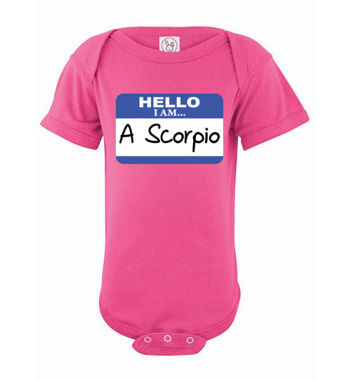 A Scorpio. Infant. SS Onesie