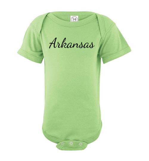 Arkansas. Infant. SS Onesie