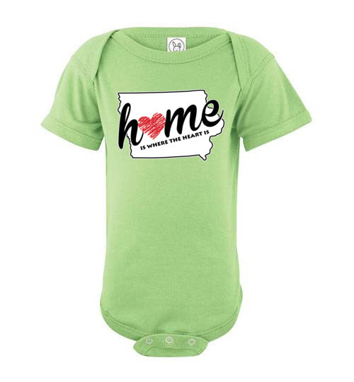 Iowa Home. Infant. SS Onesie