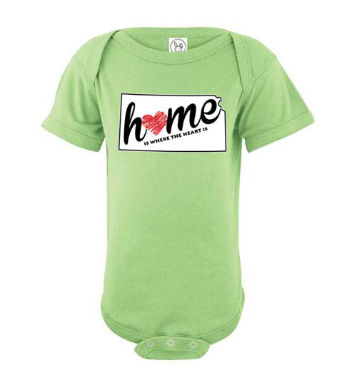 Kansas Home. Infant. SS Onesie