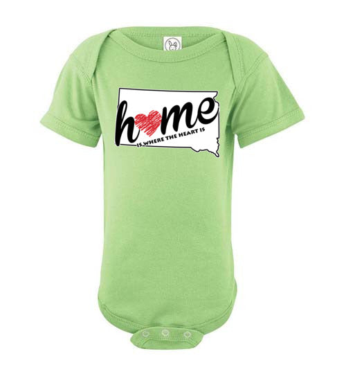 South Dakota Home. Infant. SS Onesie
