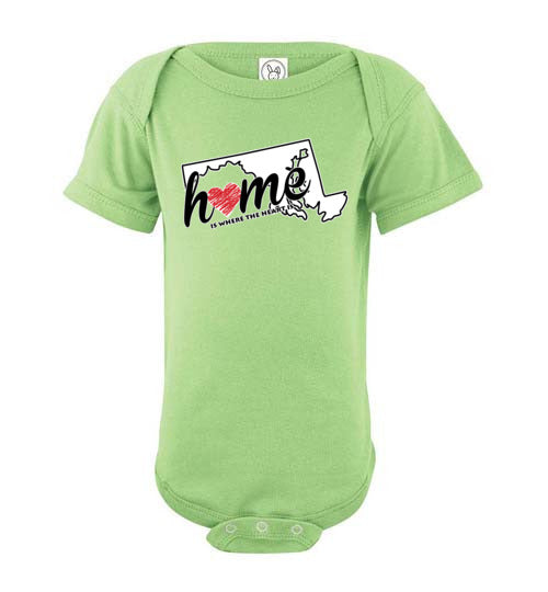 Maryland Home. Infant. SS Onesie