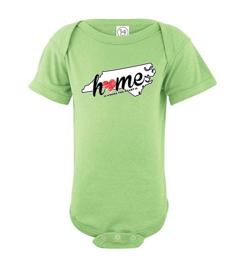 North Carolina Home. Infant. SS Onesie