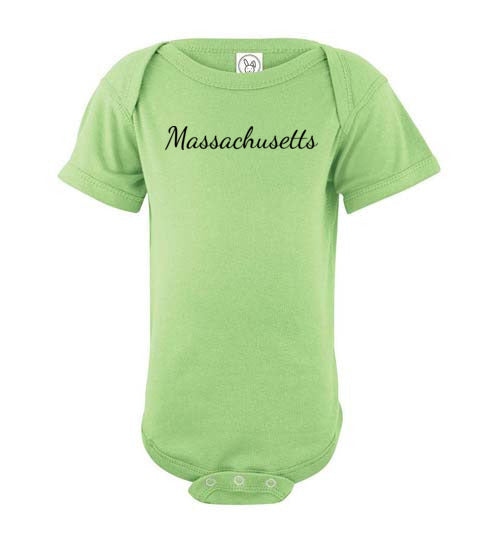Massachusetts. Infant. SS Onesie