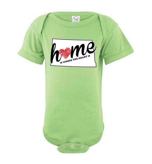 North Dakota Home. Infant. SS Onesie