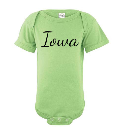Iowa. Infant. SS Onesie