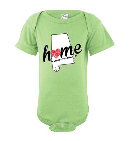 Alabama Home. Infant. SS Onesie