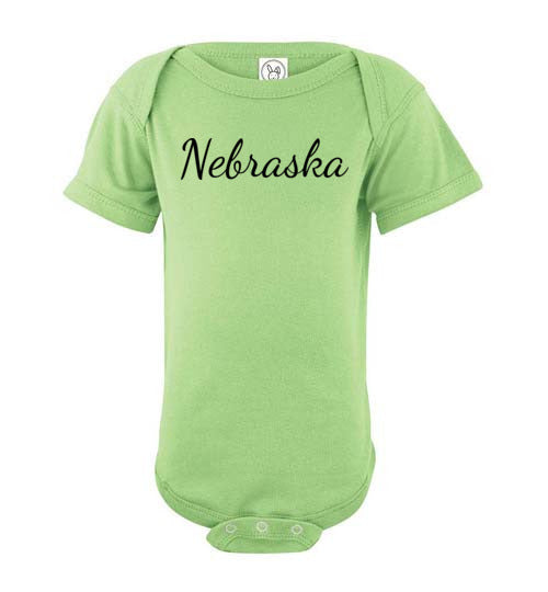 Nebraska. Infant. SS Onesie