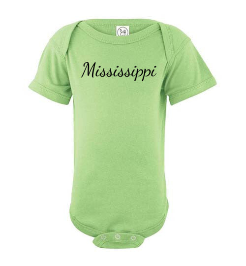 Mississippi. Infant. SS Onesie