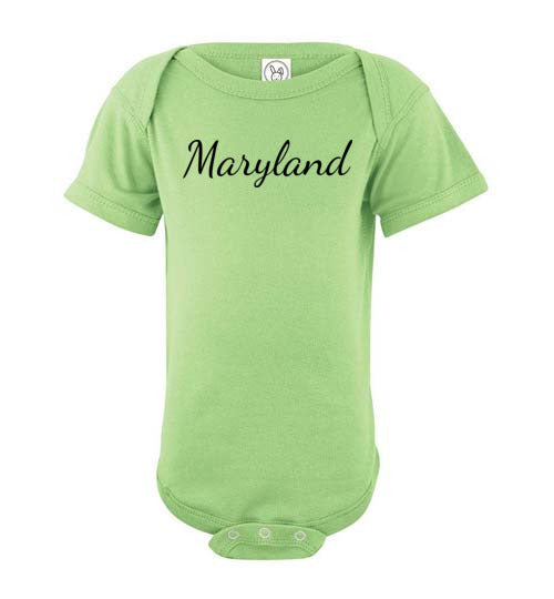 Maryland. Infant. SS Onesie